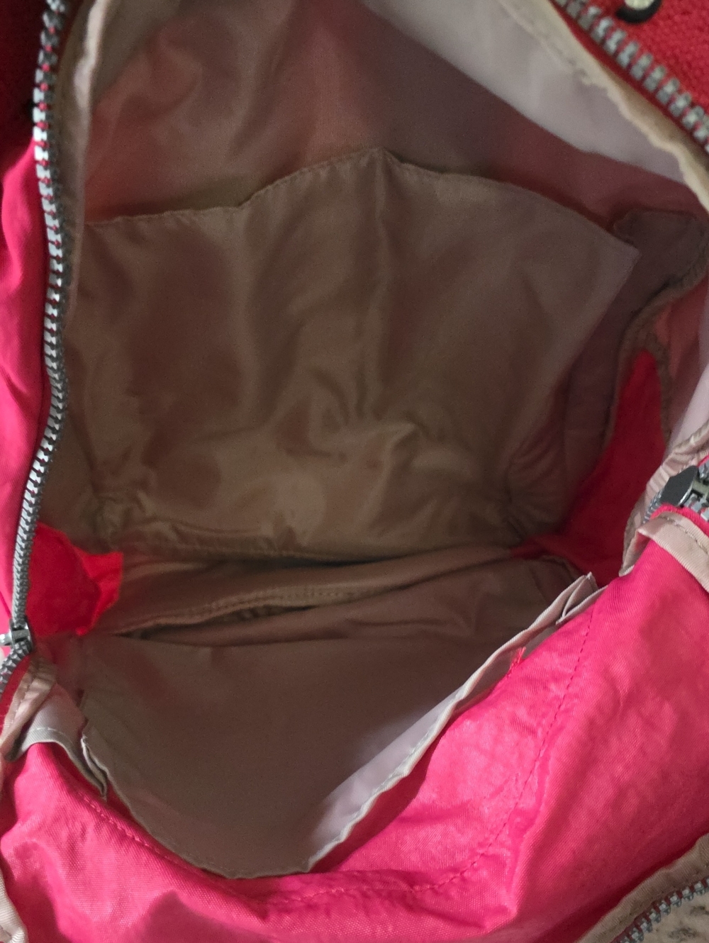 Kipling Raspberry Pink Nylon Backpack with Monkey Charm - Picture 7 of 7